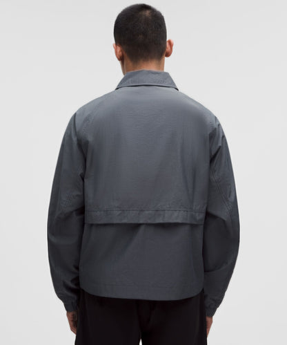 Lululemon Cotton-Blend Collared Jacket