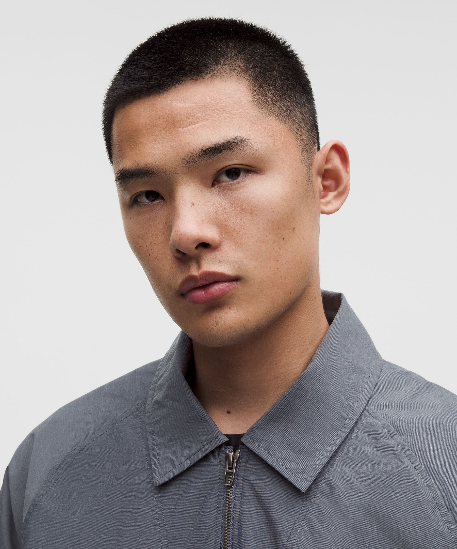 Lululemon Cotton-Blend Collared Jacket