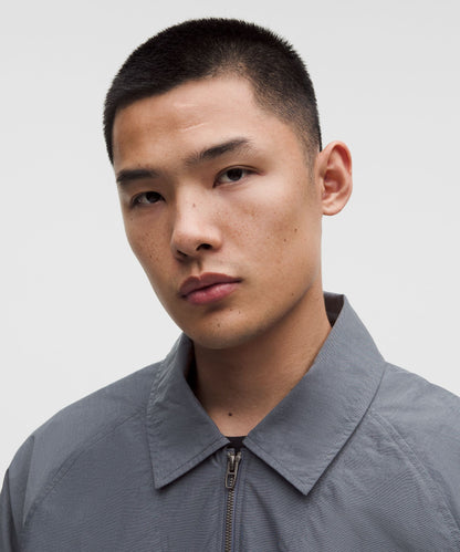 Lululemon Cotton-Blend Collared Jacket