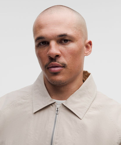 Lululemon Cotton-Blend Collared Jacket