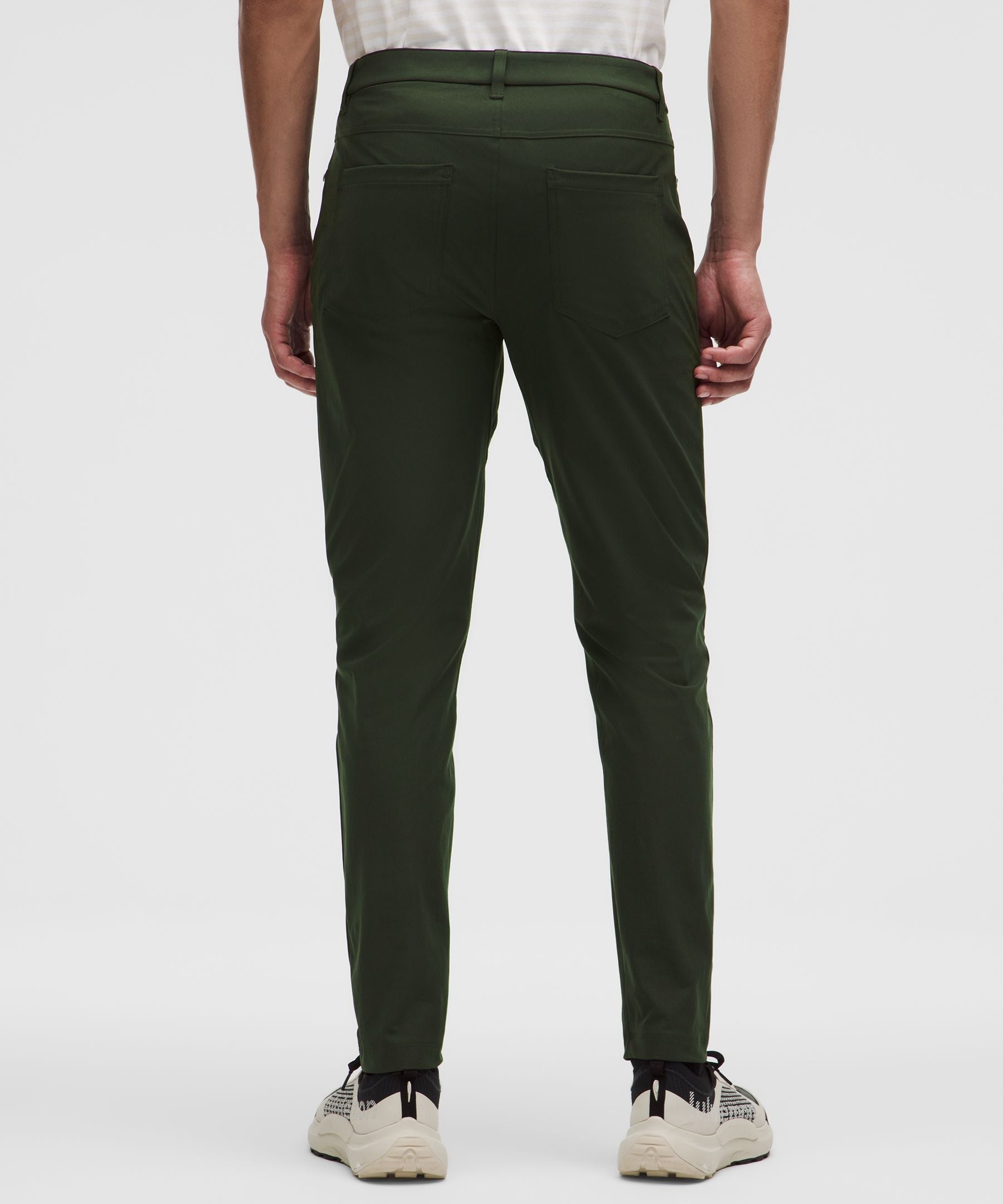 Lululemon ABC Slim-Fit 5 Pocket Pant 32L *Warpstreme Gator Green