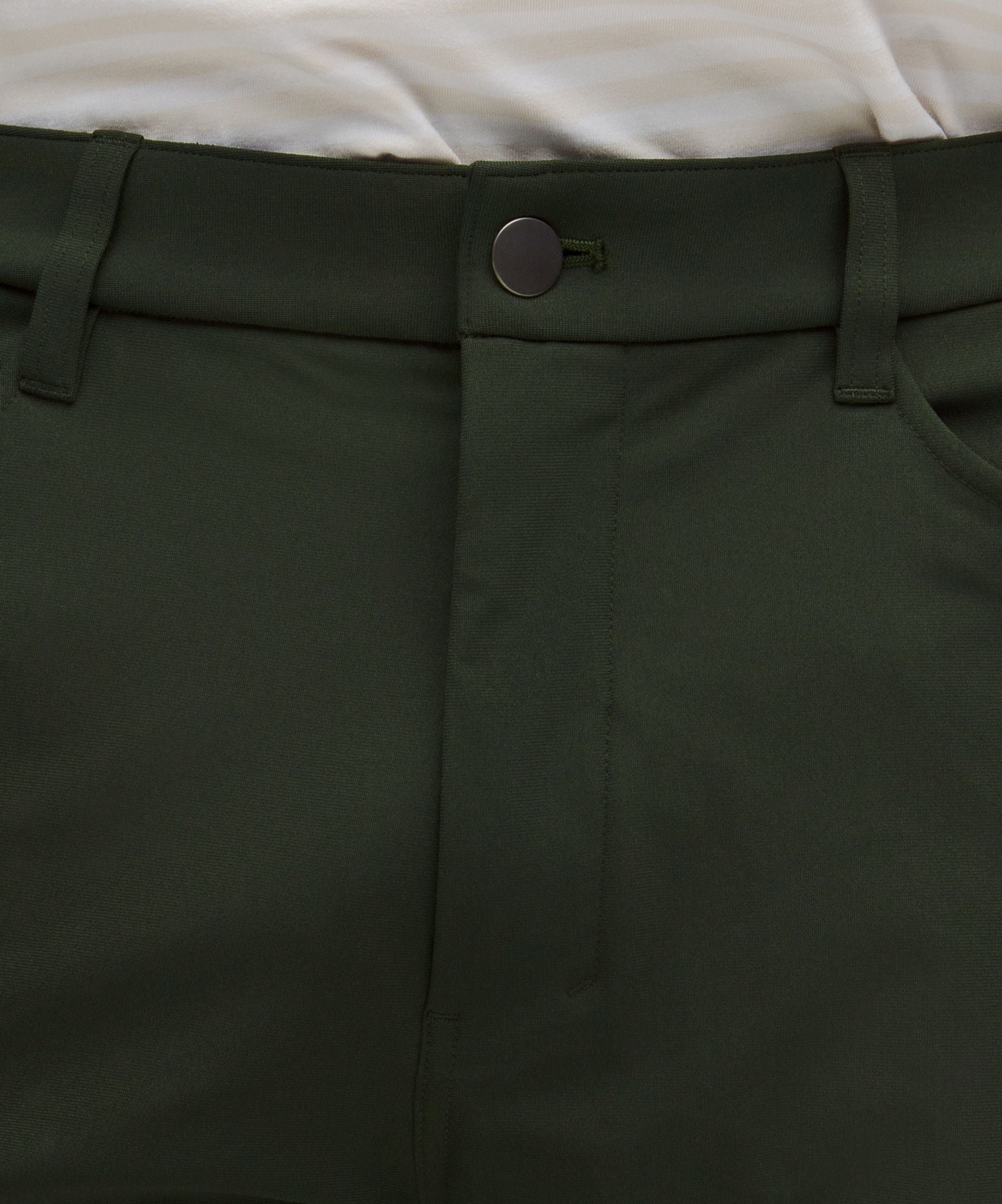 Lululemon ABC Slim-Fit 5 Pocket Pant 32L *Warpstreme Gator Green