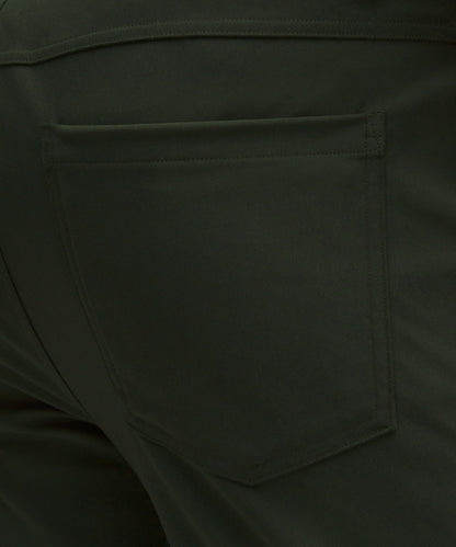 Lululemon ABC Slim-Fit 5 Pocket Pant 32L *Warpstreme Gator Green