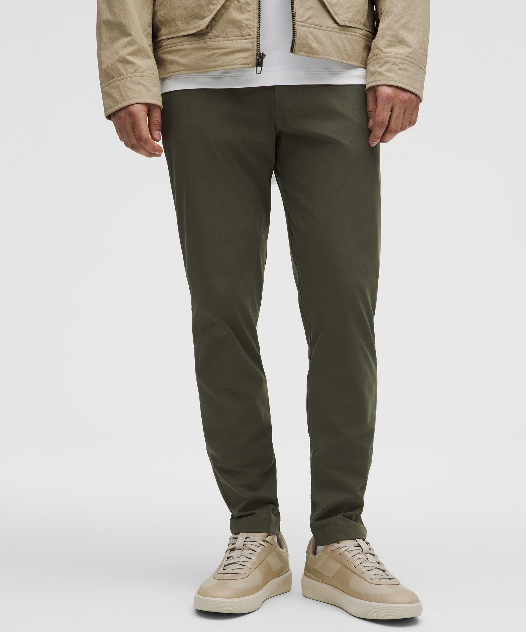 Lululemon ABC Slim-Fit 5 Pocket Pant 32L *Warpstreme Dark Olive