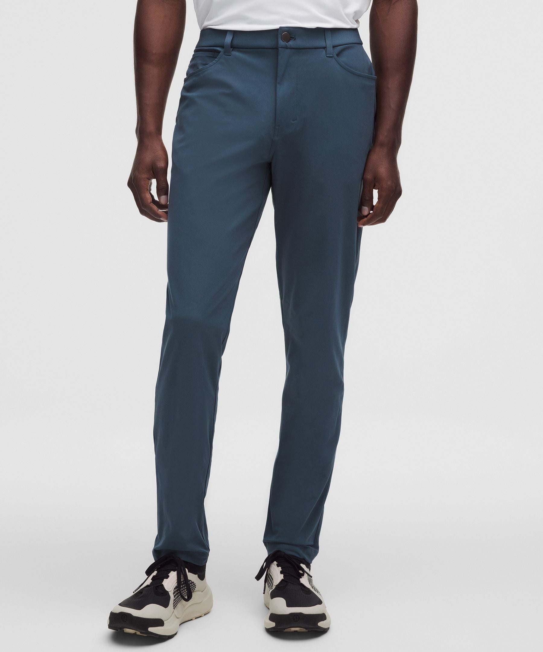 Lululemon ABC Slim-Fit 5 Pocket Pant 32L *Warpstreme Iron Blue