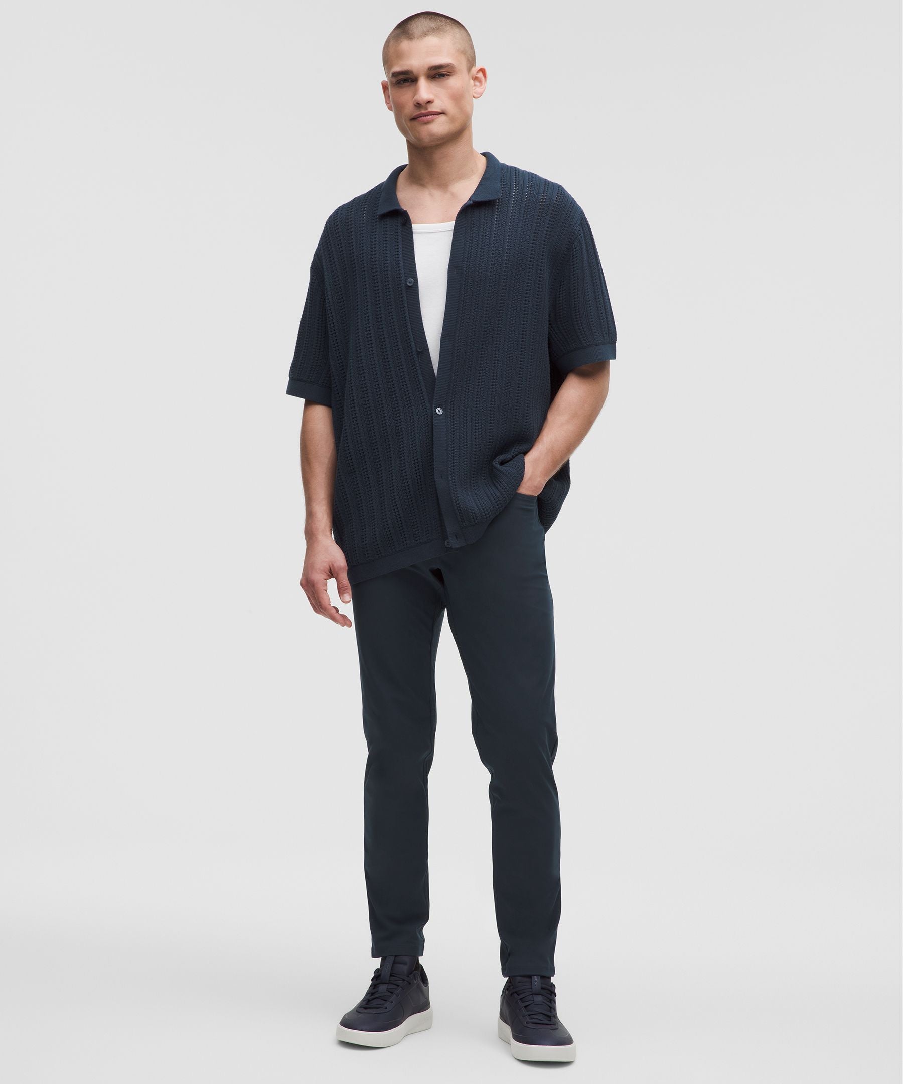 Lululemon ABC Slim-Fit 5 Pocket Pant 32L *Warpstreme True Navy