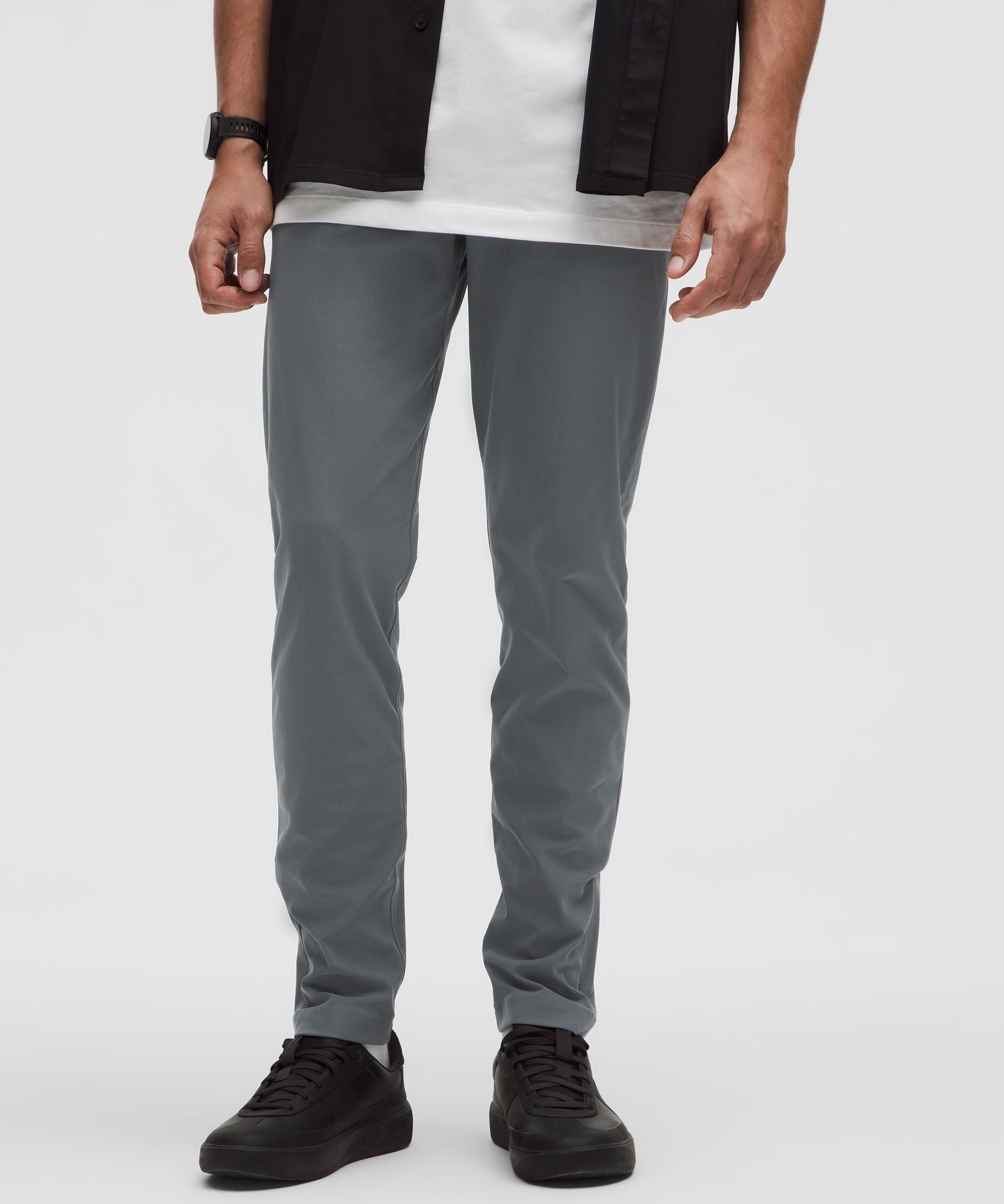 Lululemon ABC Slim-Fit 5 Pocket Pant 32L *Warpstreme Oil Grey