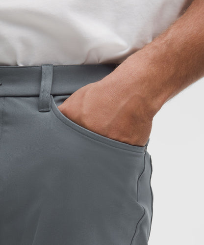 Lululemon ABC Slim-Fit 5 Pocket Pant 32L *Warpstreme Oil Grey