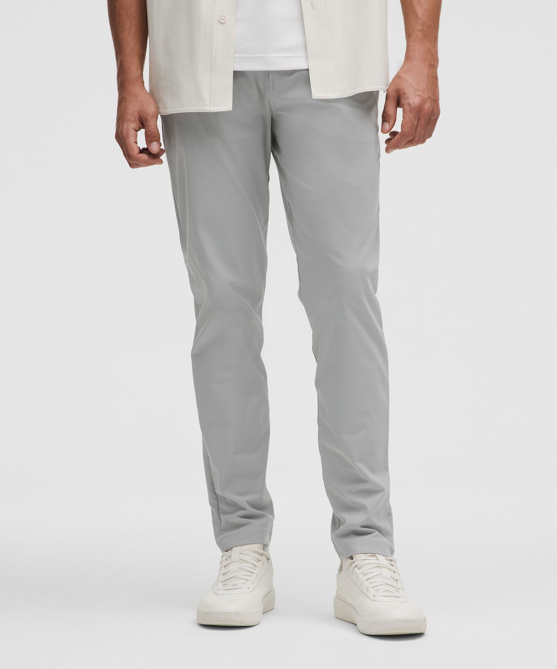 Lululemon ABC Slim-Fit 5 Pocket Pant 32L *Warpstreme Silver Drop