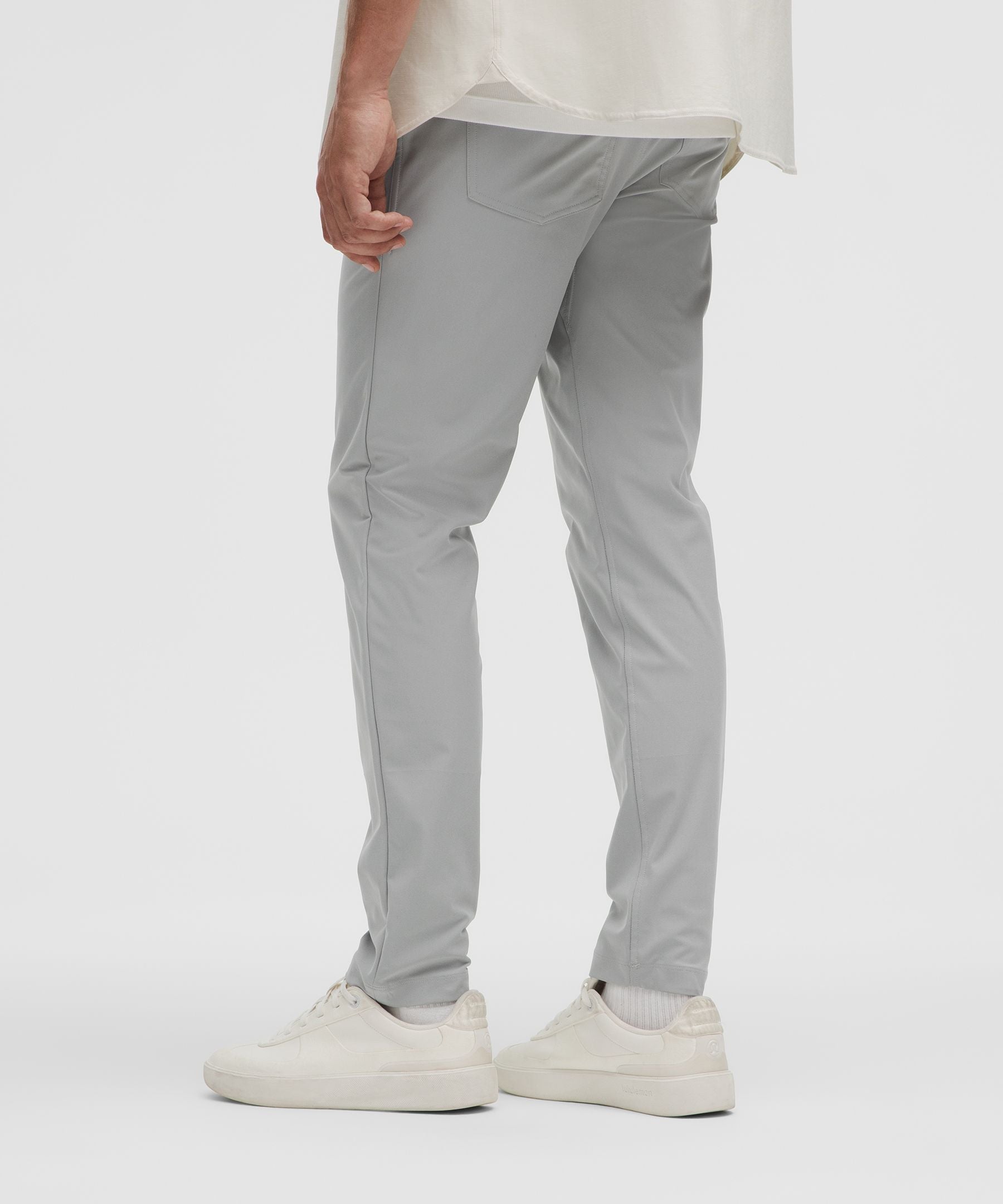Lululemon ABC Slim-Fit 5 Pocket Pant 32L *Warpstreme Silver Drop