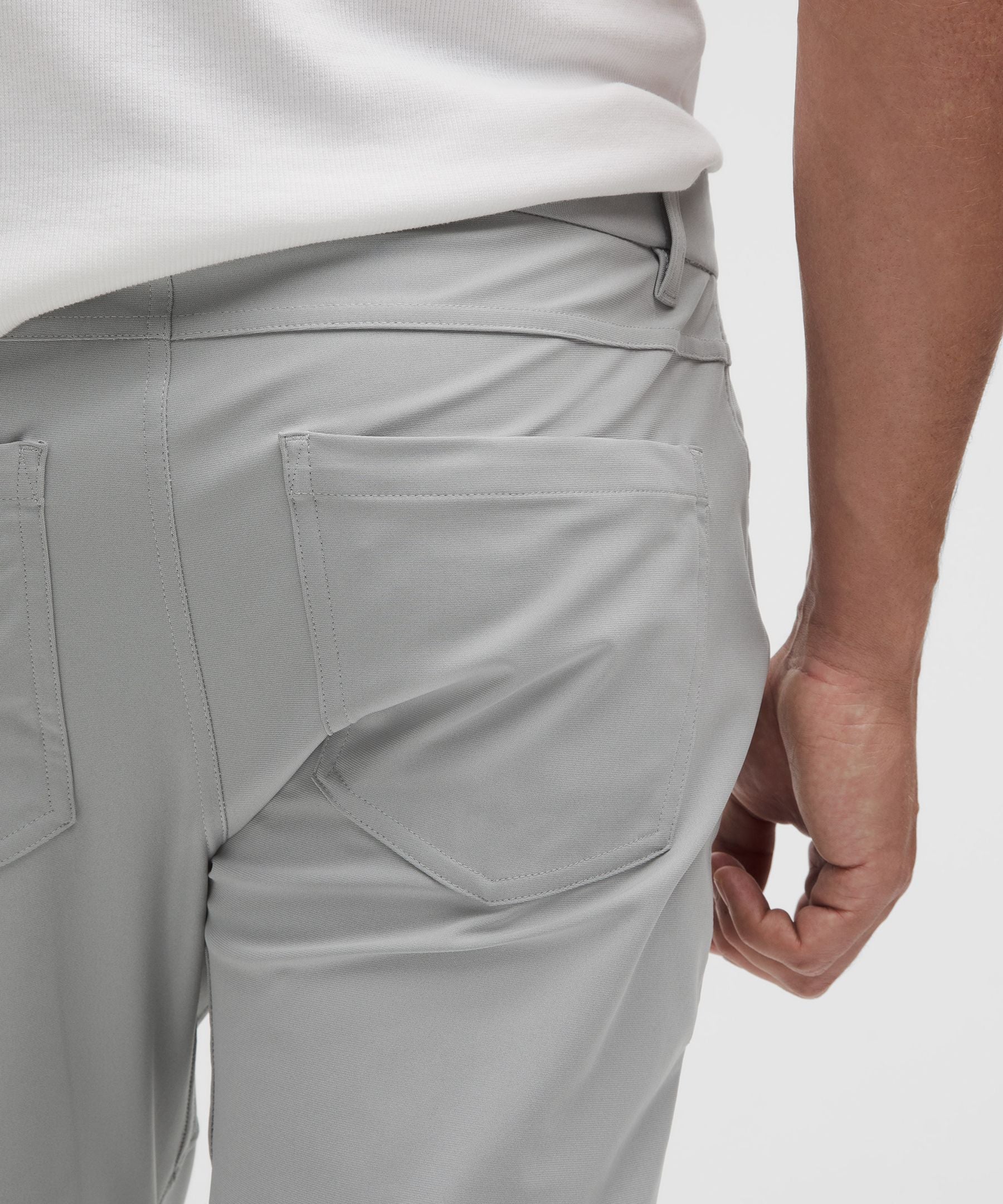 Lululemon ABC Slim-Fit 5 Pocket Pant 32L *Warpstreme Silver Drop
