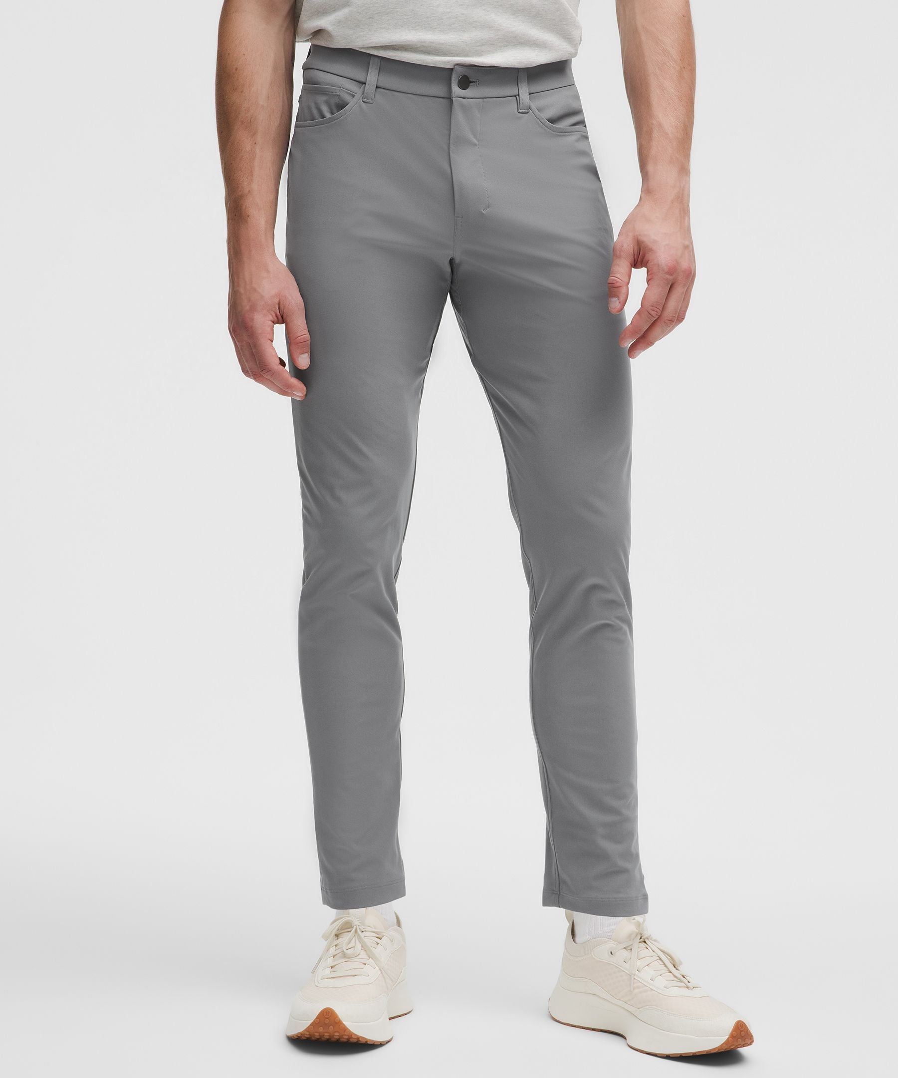 Lululemon ABC Slim-Fit 5 Pocket Pant 32L *Warpstreme Asphalt Grey