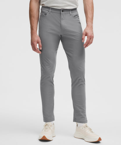 Lululemon ABC Slim-Fit 5 Pocket Pant 32L *Warpstreme Asphalt Grey