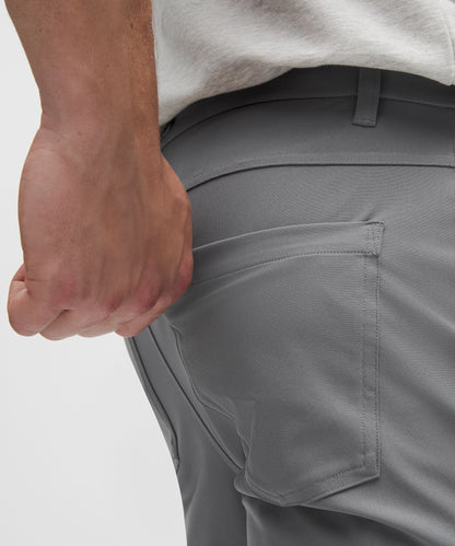 Lululemon ABC Slim-Fit 5 Pocket Pant 32L *Warpstreme Asphalt Grey