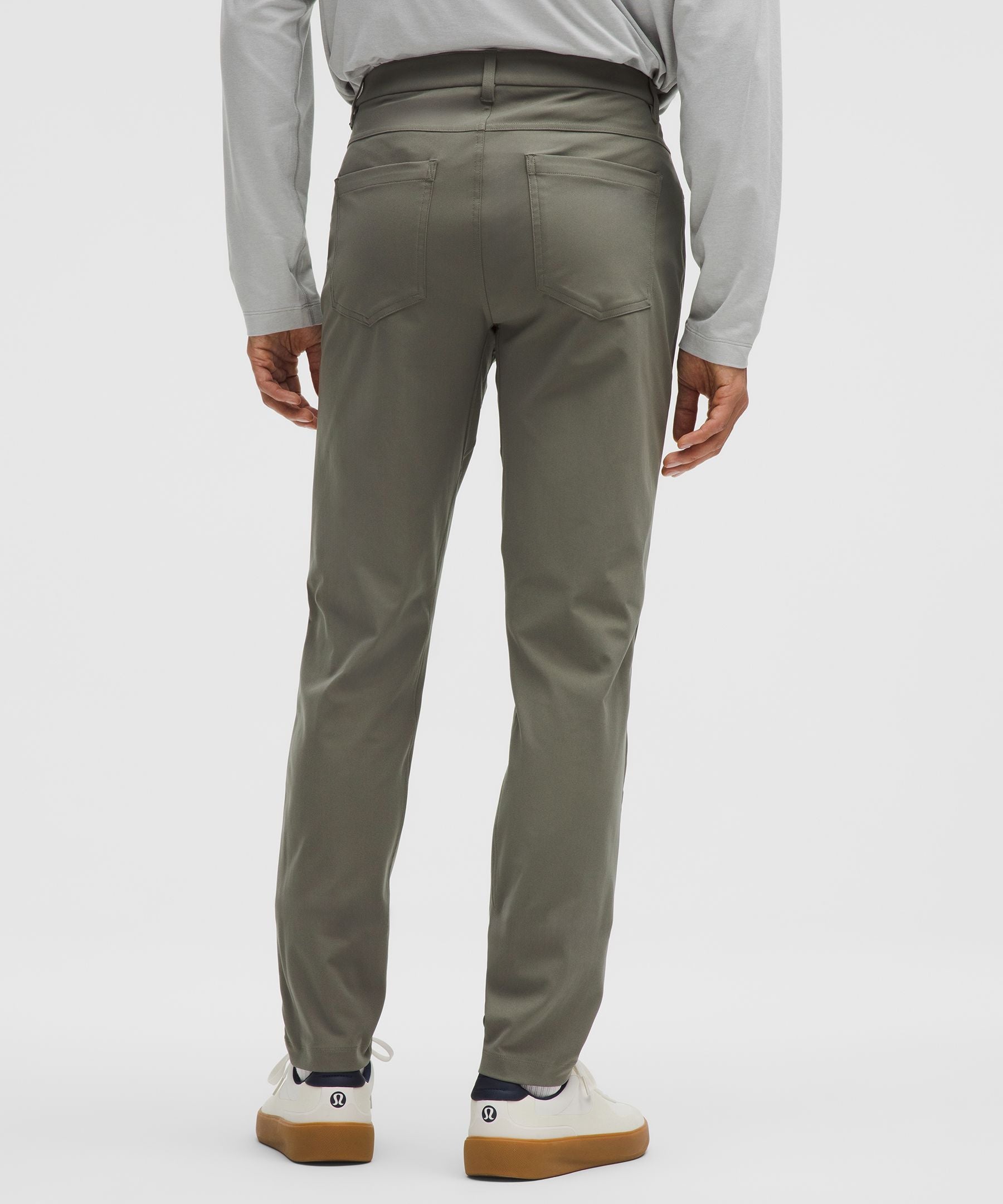 Lululemon ABC Slim-Fit 5 Pocket Pant 32L *Warpstreme Grey Sage