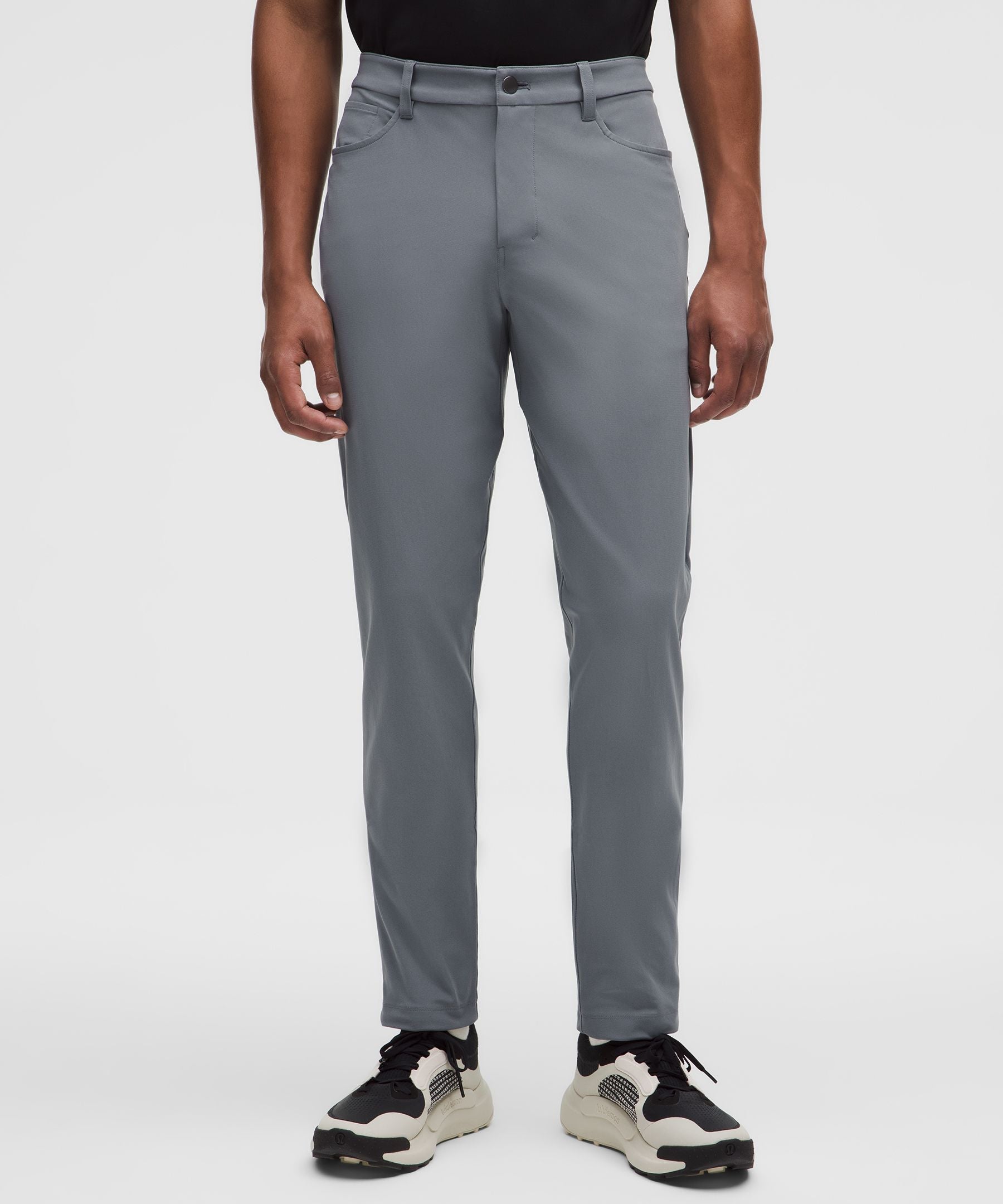 Lululemon ABC Slim-Fit 5 Pocket Pant 32L *Warpstreme Solar Grey