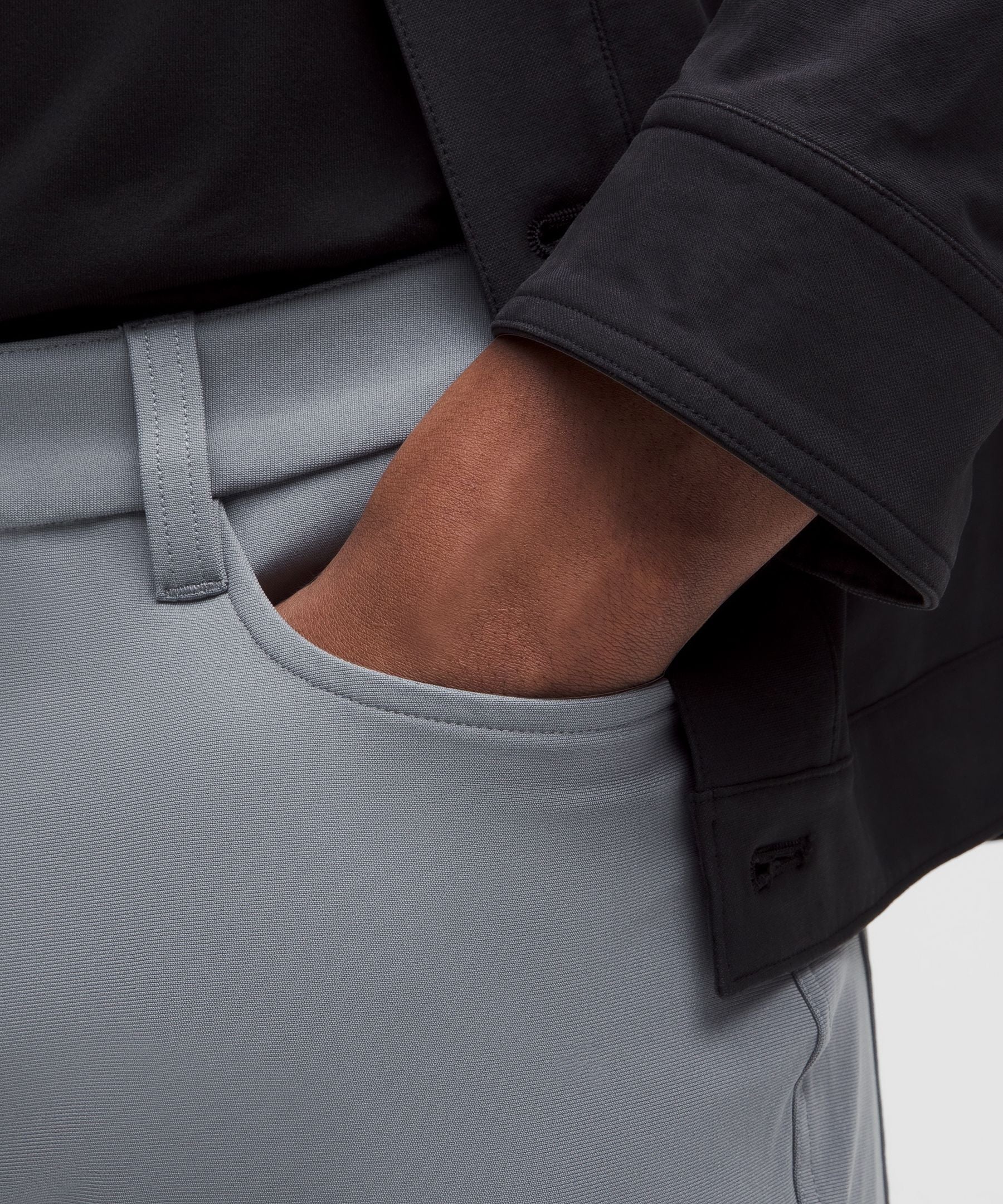 Lululemon ABC Slim-Fit 5 Pocket Pant 32L *Warpstreme Solar Grey