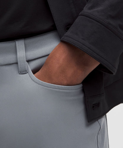 Lululemon ABC Slim-Fit 5 Pocket Pant 32L *Warpstreme Solar Grey