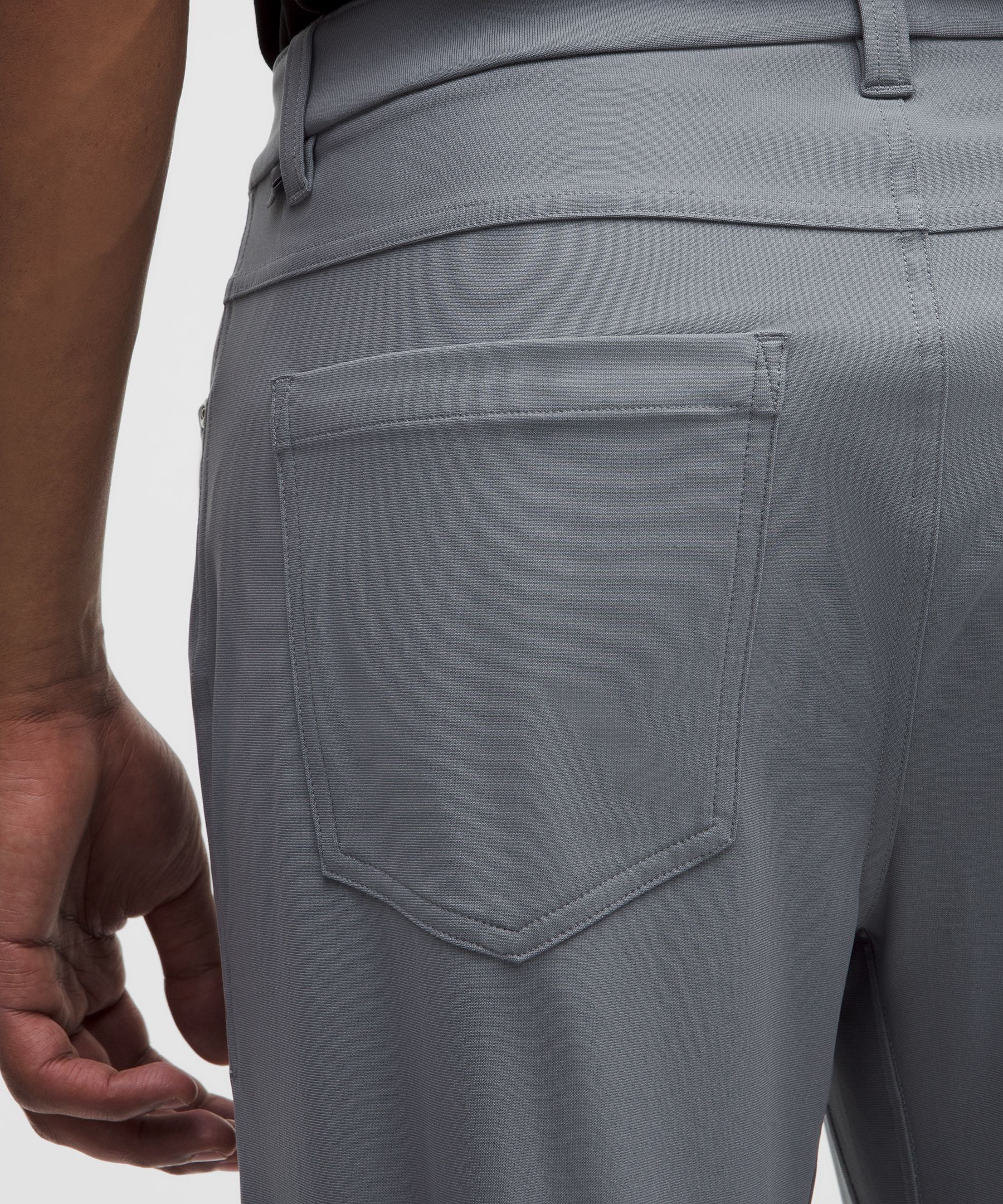 Lululemon ABC Slim-Fit 5 Pocket Pant 32L *Warpstreme Solar Grey