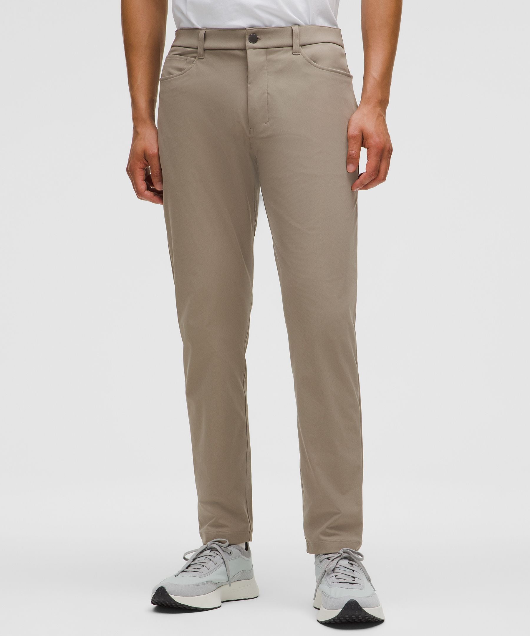 Lululemon ABC Slim-Fit 5 Pocket Pant 32L *Warpstreme Warm Ash Grey