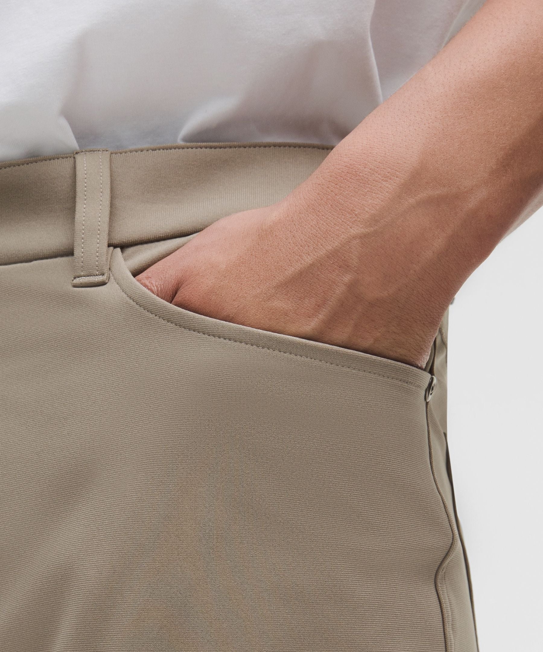 Lululemon ABC Slim-Fit 5 Pocket Pant 32L *Warpstreme Warm Ash Grey