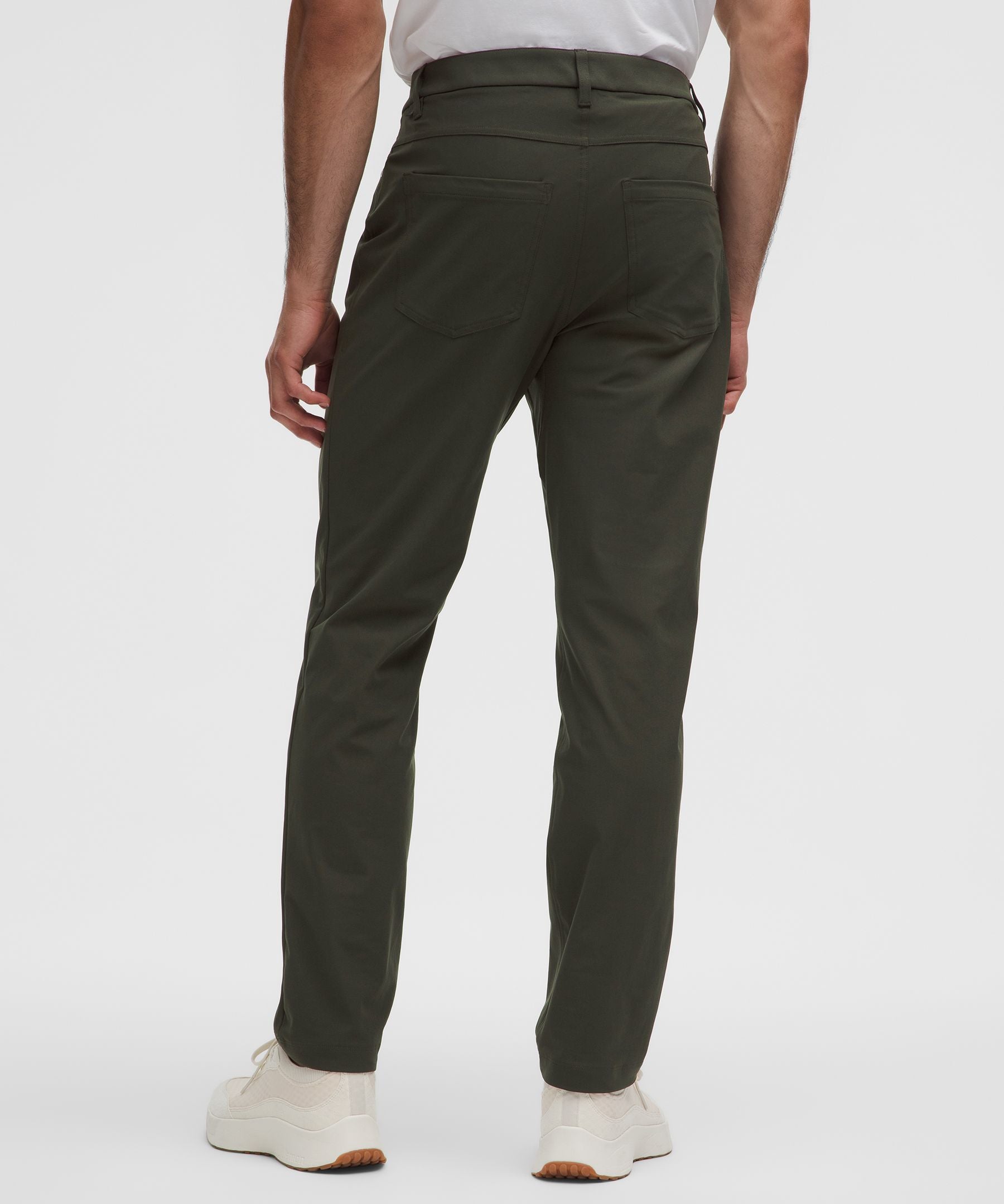 Lululemon ABC Classic-Fit 5 Pocket Pant 32L *Warpstreme Gator Green