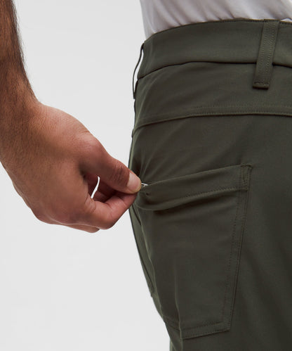 Lululemon ABC Classic-Fit 5 Pocket Pant 32L *Warpstreme Gator Green