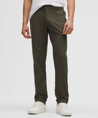 Lululemon ABC Classic-Fit 5 Pocket Pant 32L *Warpstreme Dark Olive