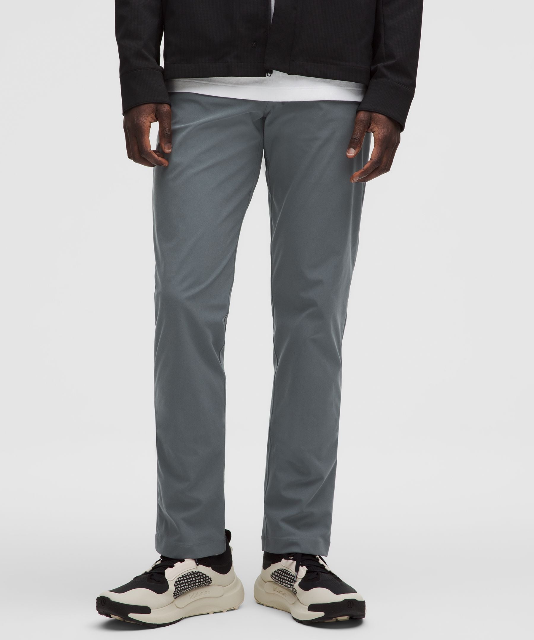 Lululemon ABC Classic-Fit 5 Pocket Pant 32L *Warpstreme Oil Grey