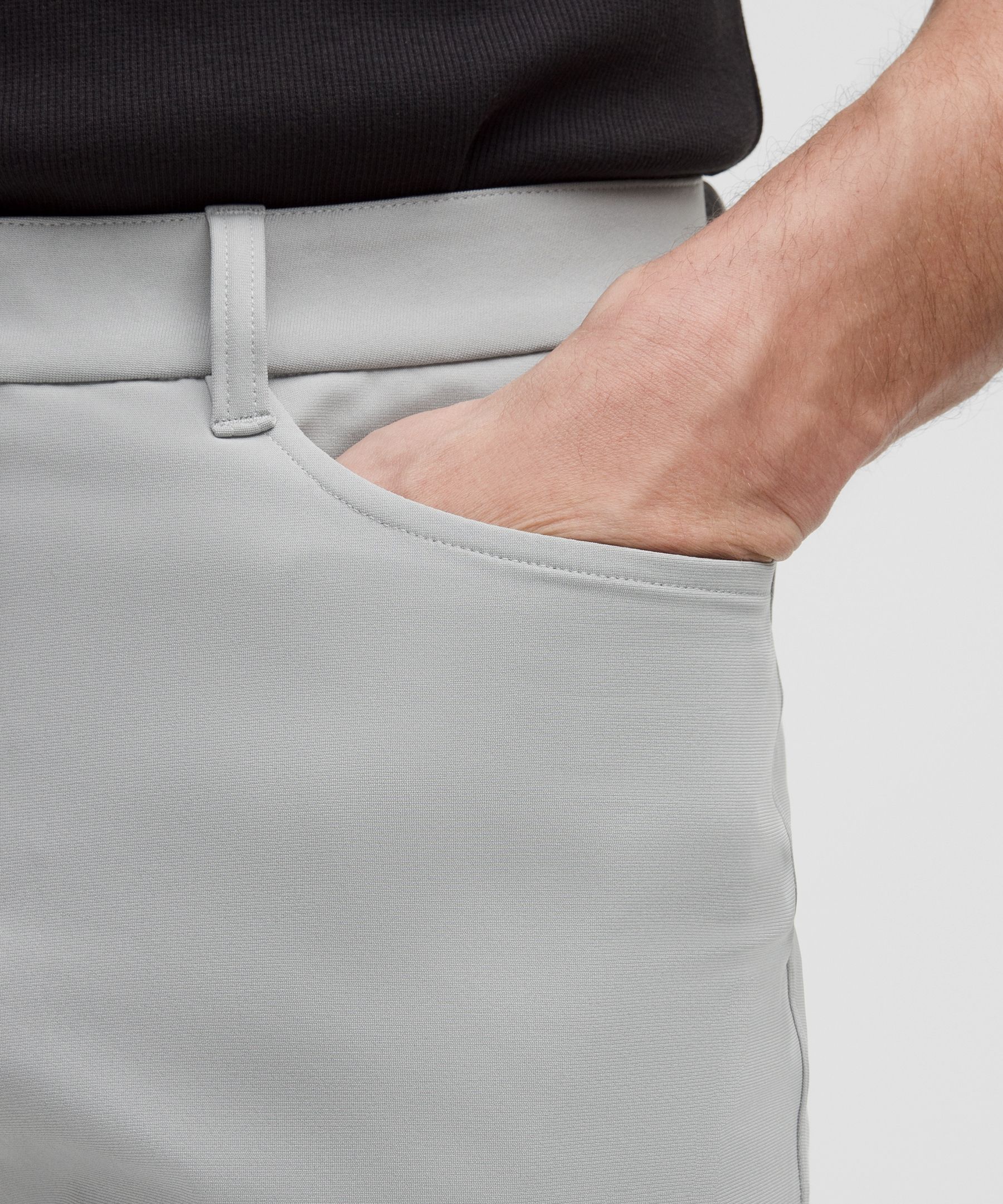 Lululemon ABC Classic-Fit 5 Pocket Pant 32L *Warpstreme Silver Drop