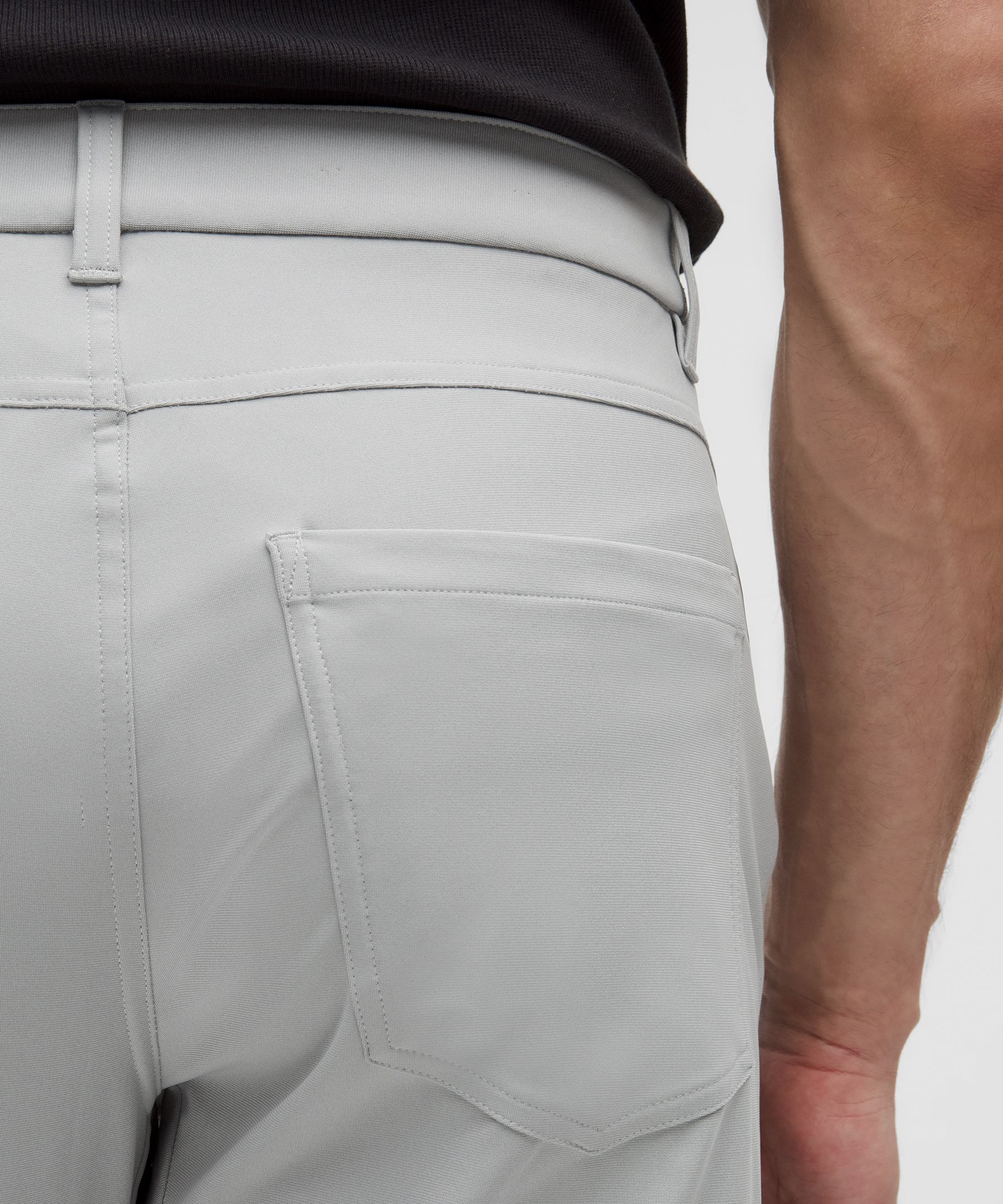 Lululemon ABC Classic-Fit 5 Pocket Pant 32L *Warpstreme Silver Drop