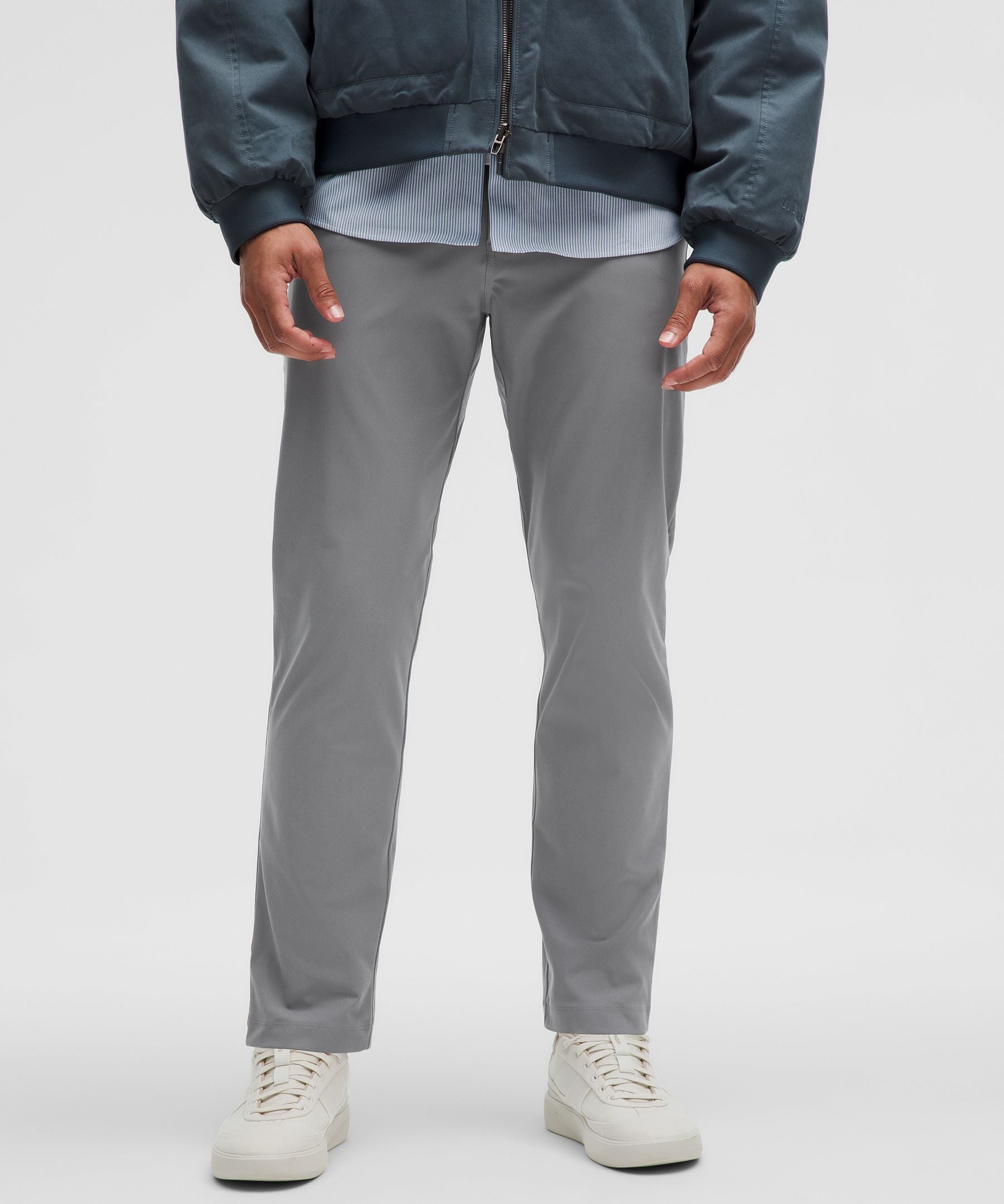 Lululemon ABC Classic-Fit 5 Pocket Pant 32L *Warpstreme Asphalt Grey