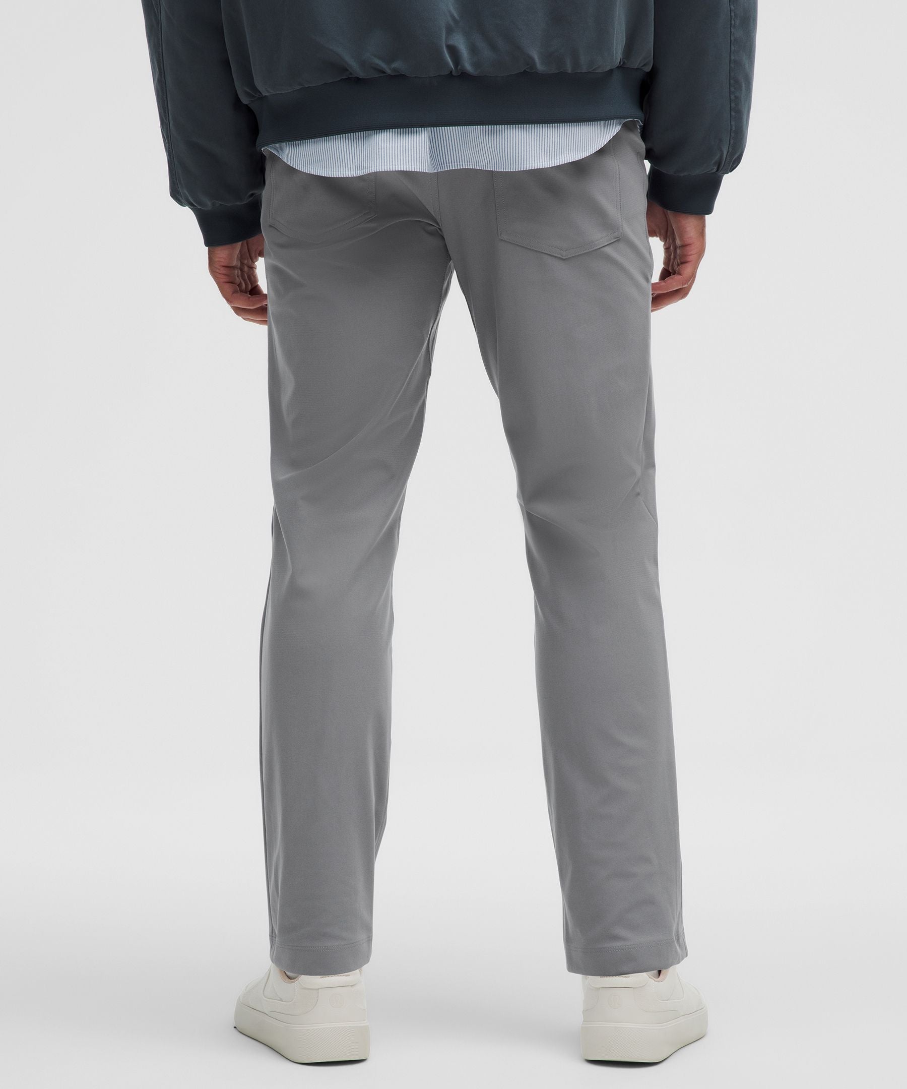 Lululemon ABC Classic-Fit 5 Pocket Pant 32L *Warpstreme Asphalt Grey