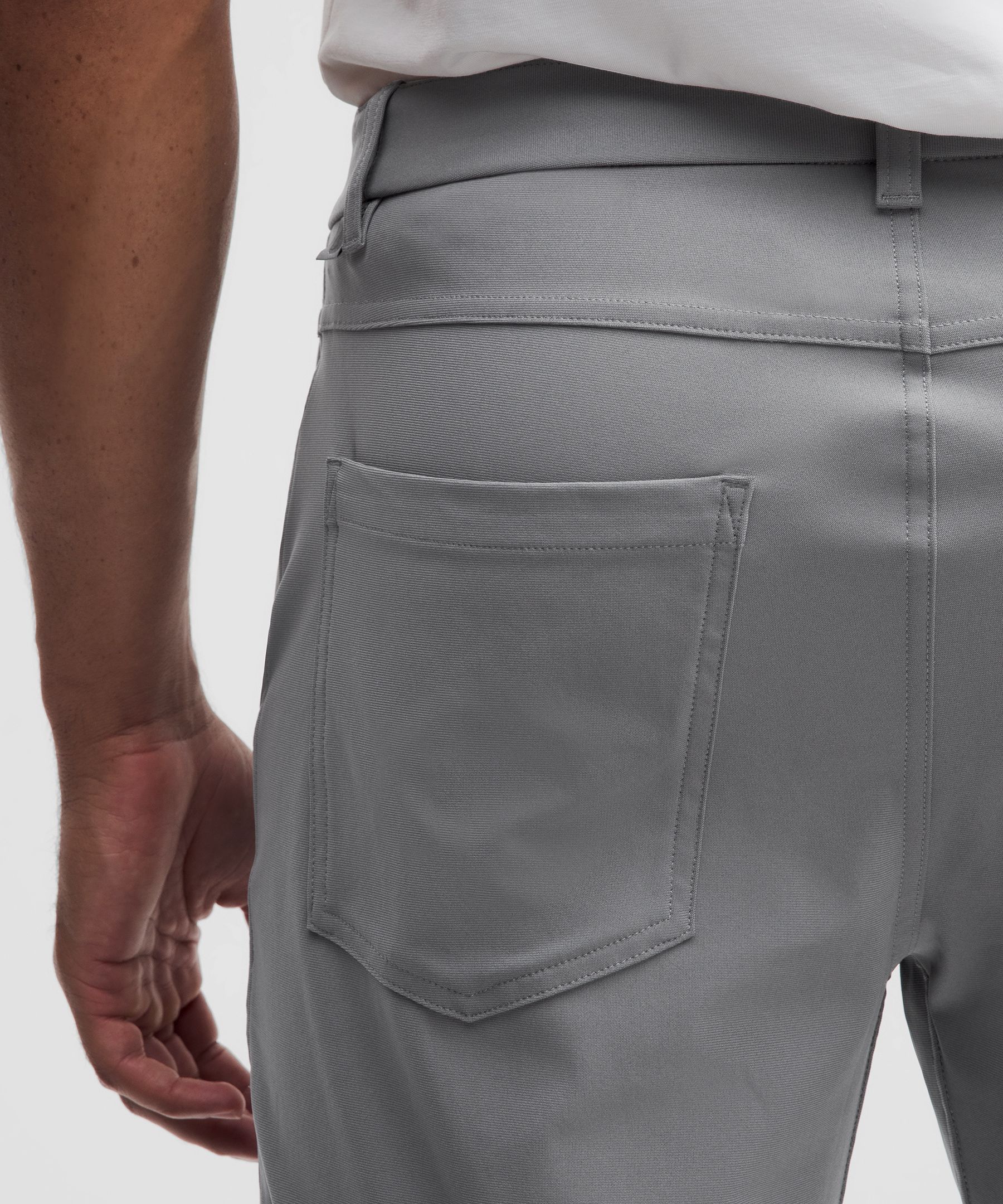 Lululemon ABC Classic-Fit 5 Pocket Pant 32L *Warpstreme Asphalt Grey