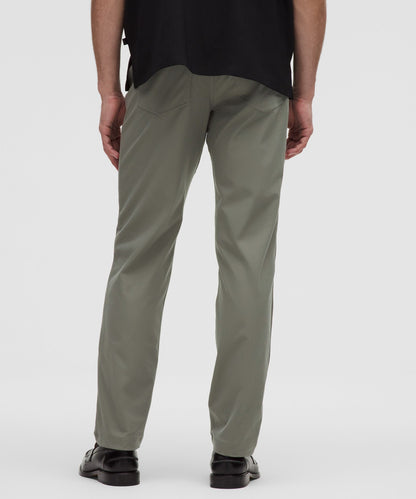 Lululemon ABC Classic-Fit 5 Pocket Pant 32L *Warpstreme Grey Sage
