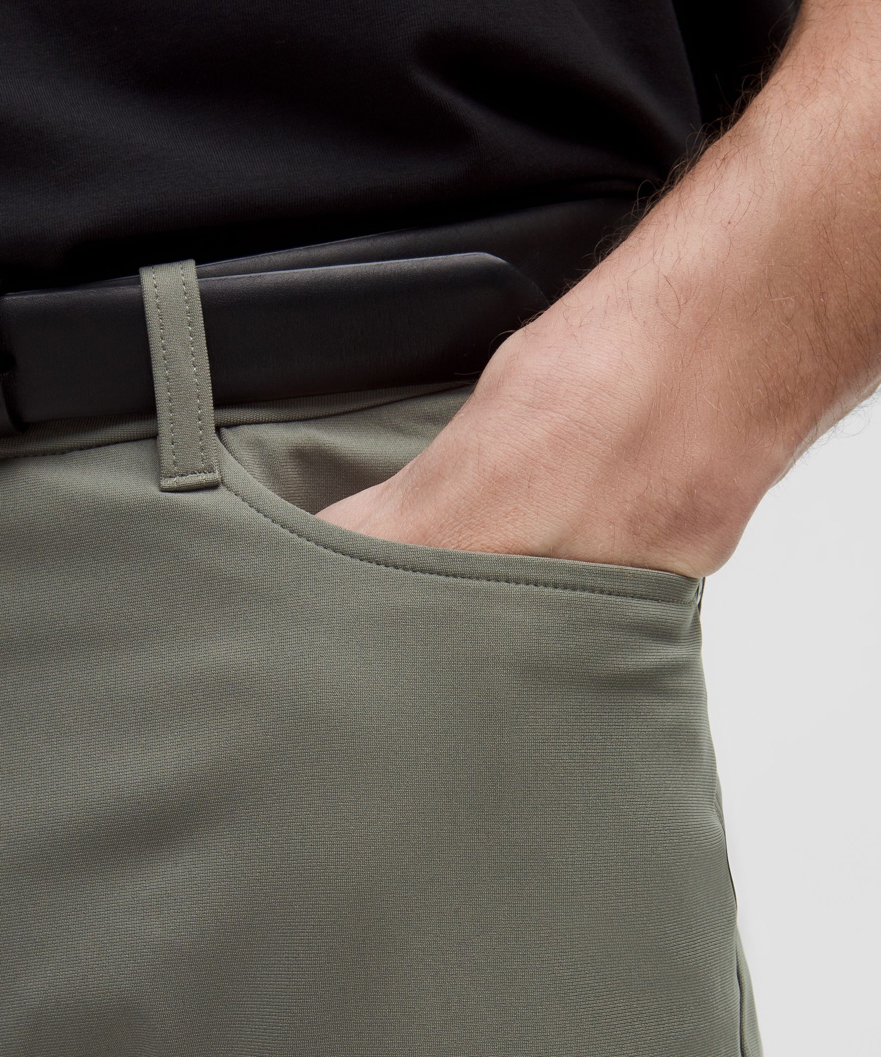 Lululemon ABC Classic-Fit 5 Pocket Pant 32L *Warpstreme Grey Sage