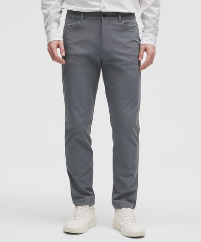 Lululemon ABC Classic-Fit 5 Pocket Pant 32L *Warpstreme Solar Grey