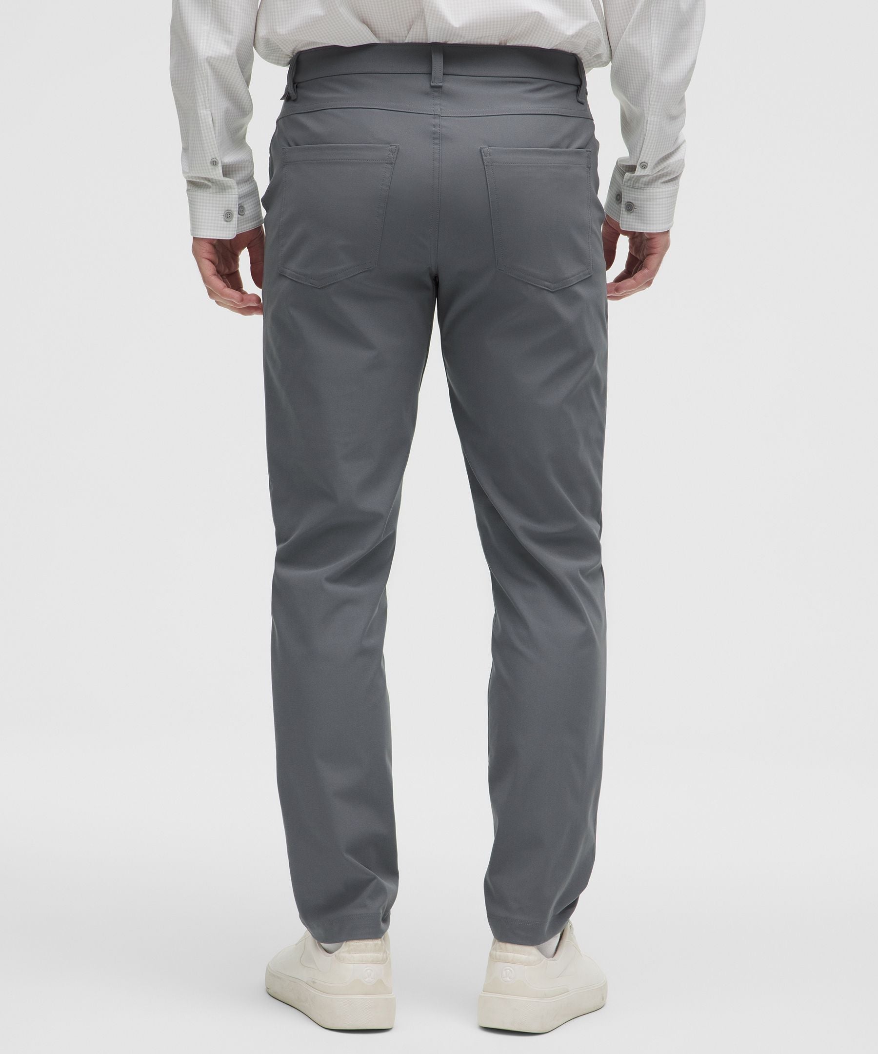 Lululemon ABC Classic-Fit 5 Pocket Pant 32L *Warpstreme Solar Grey