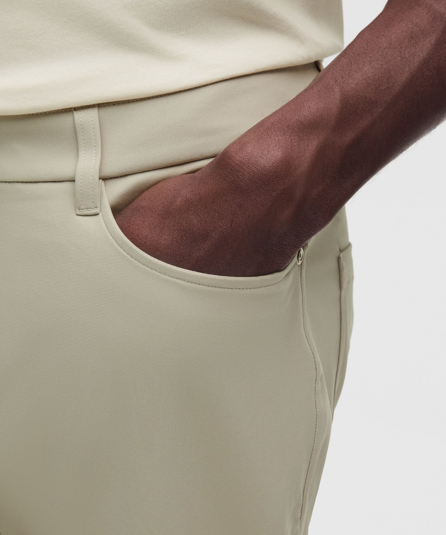 Lululemon ABC Classic-Fit 5 Pocket Pant 32L *Warpstreme Raw Linen