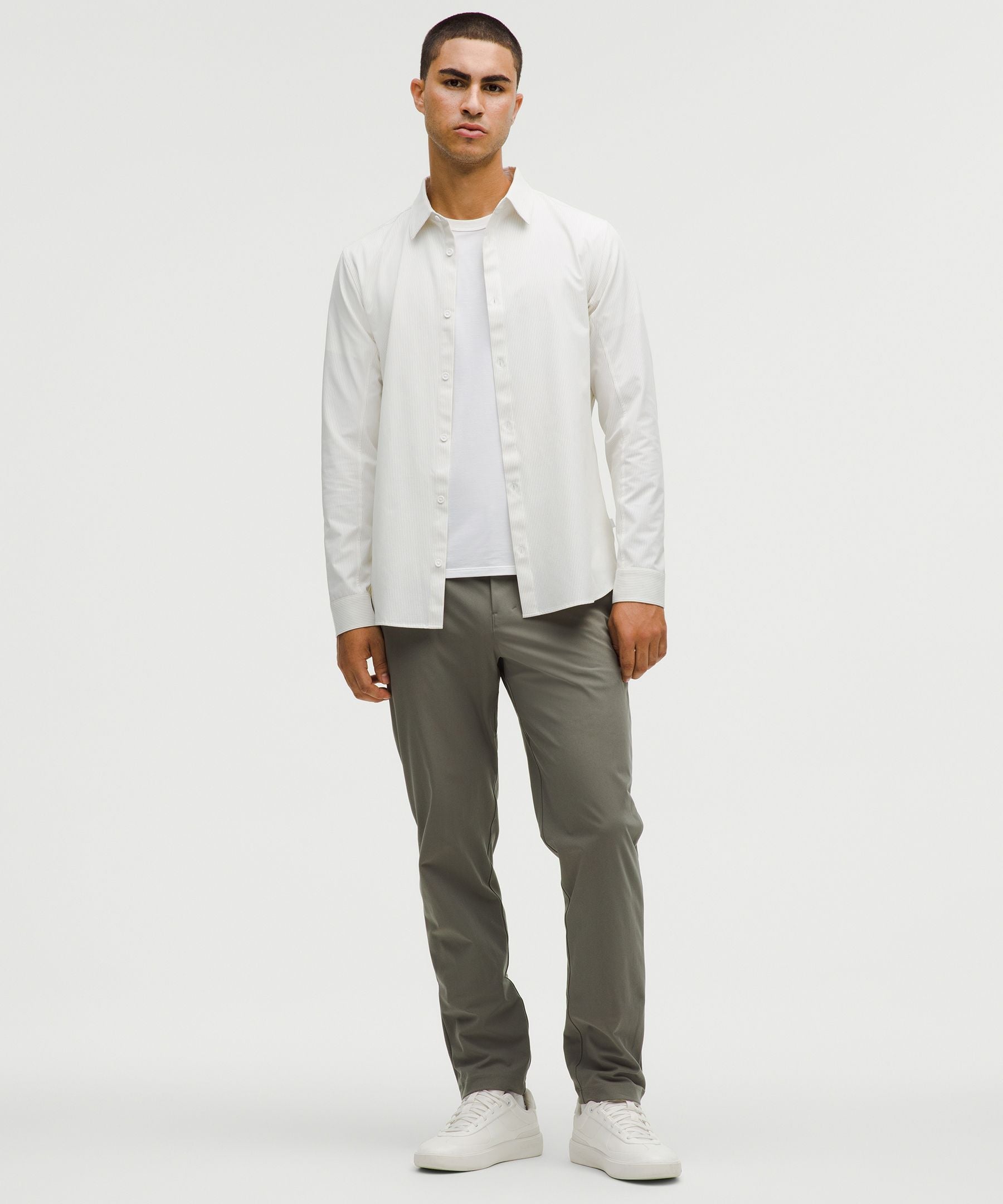 Lululemon ABC Classic-Fit Trouser 32L *Warpstreme Grey Sage