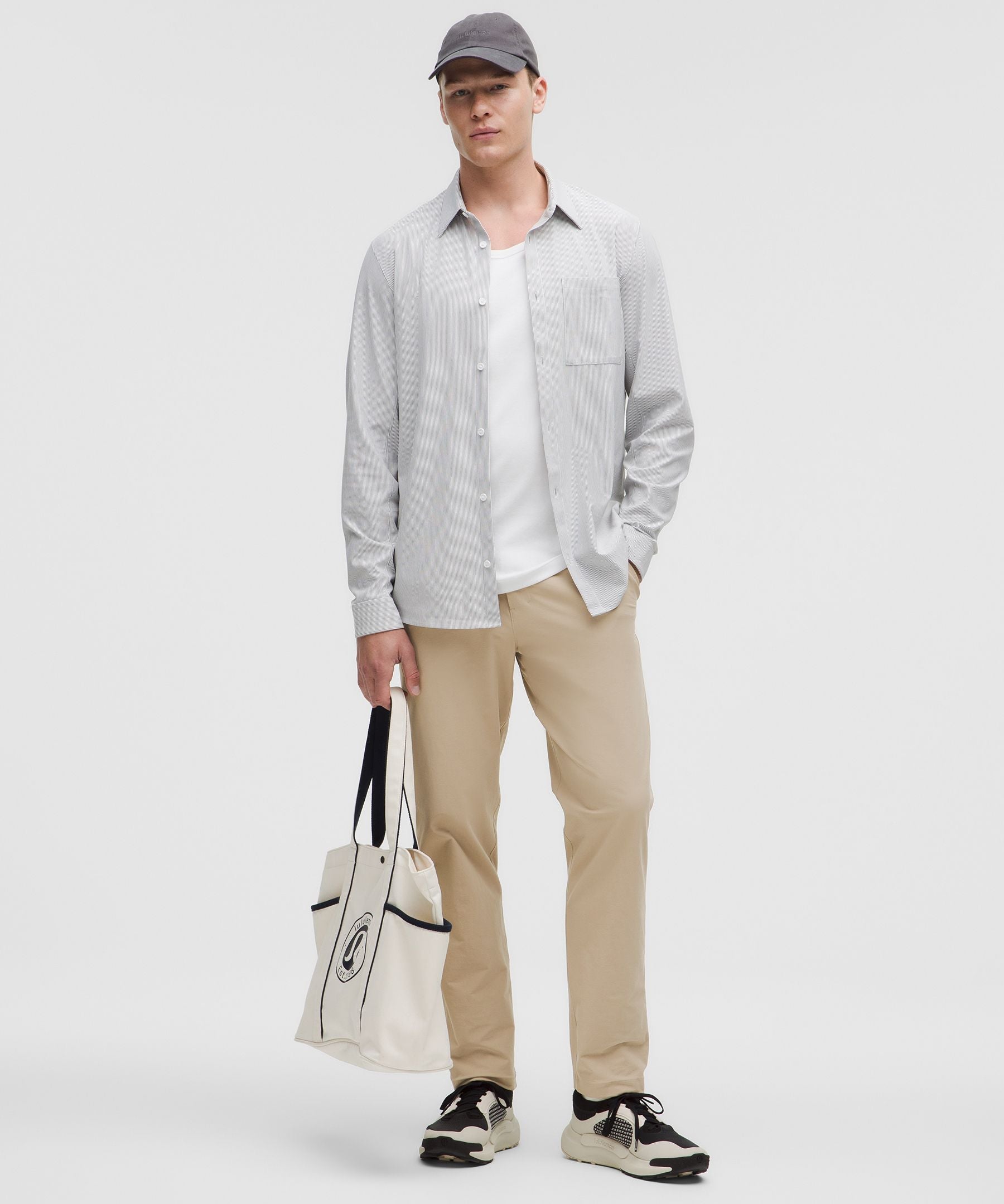 Lululemon ABC Classic-Fit Trouser 32L *Stretch Cotton VersaTwill Wacky Khaki