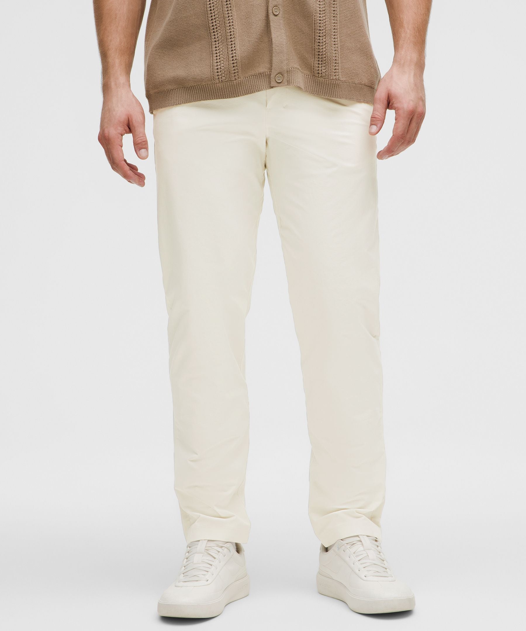Lululemon ABC Classic-Fit Trouser 32L *Stretch Cotton VersaTwill Light Ivory