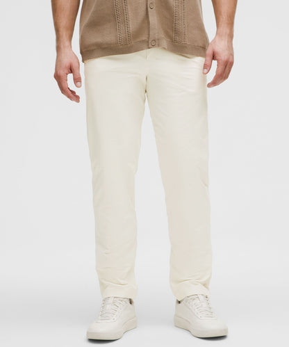 Lululemon ABC Classic-Fit Trouser 32L *Stretch Cotton VersaTwill Light Ivory