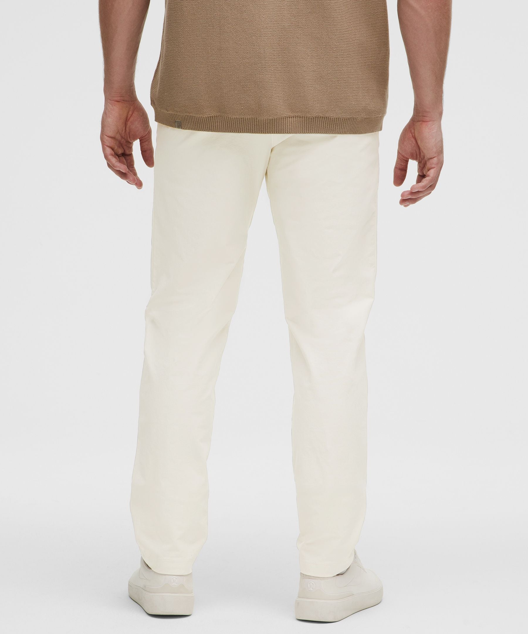 Lululemon ABC Classic-Fit Trouser 32L *Stretch Cotton VersaTwill Light Ivory