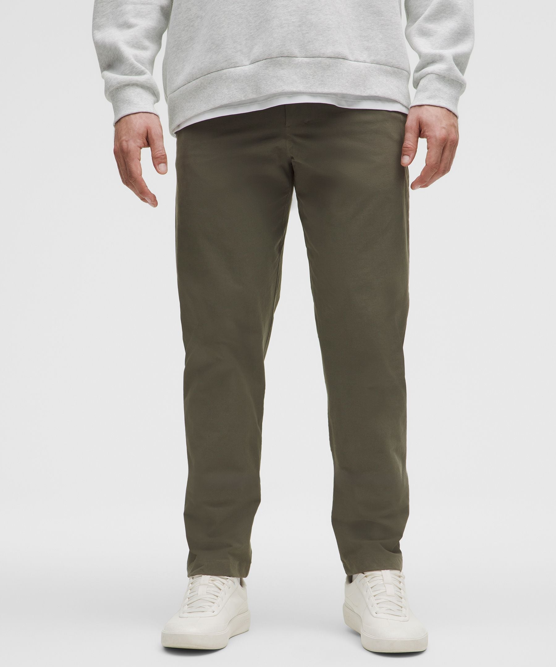 Lululemon ABC Classic-Fit Trouser 32L *Stretch Cotton VersaTwill Army Green