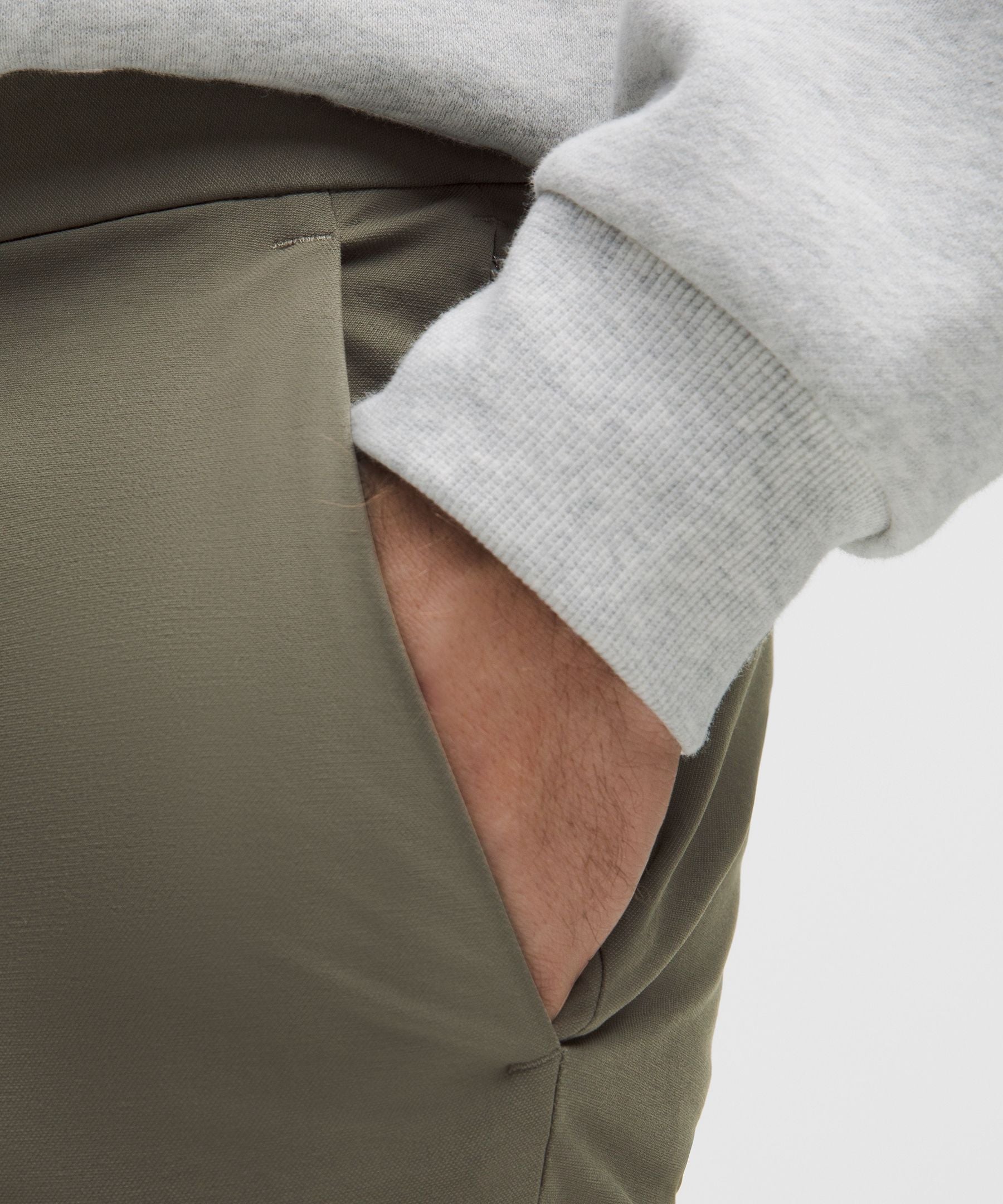 Lululemon ABC Classic-Fit Trouser 32L *Stretch Cotton VersaTwill Army Green