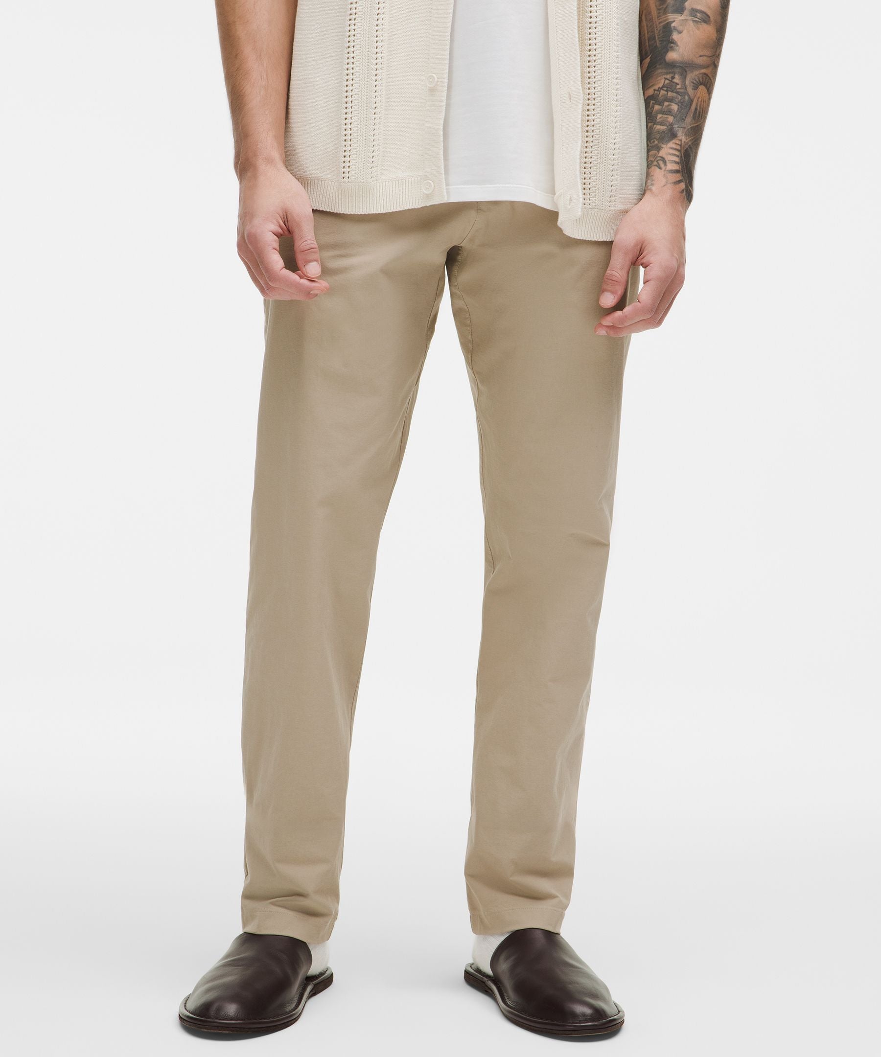 Lululemon ABC Classic-Fit Trouser 32L *Stretch Cotton VersaTwill Sheer Oak