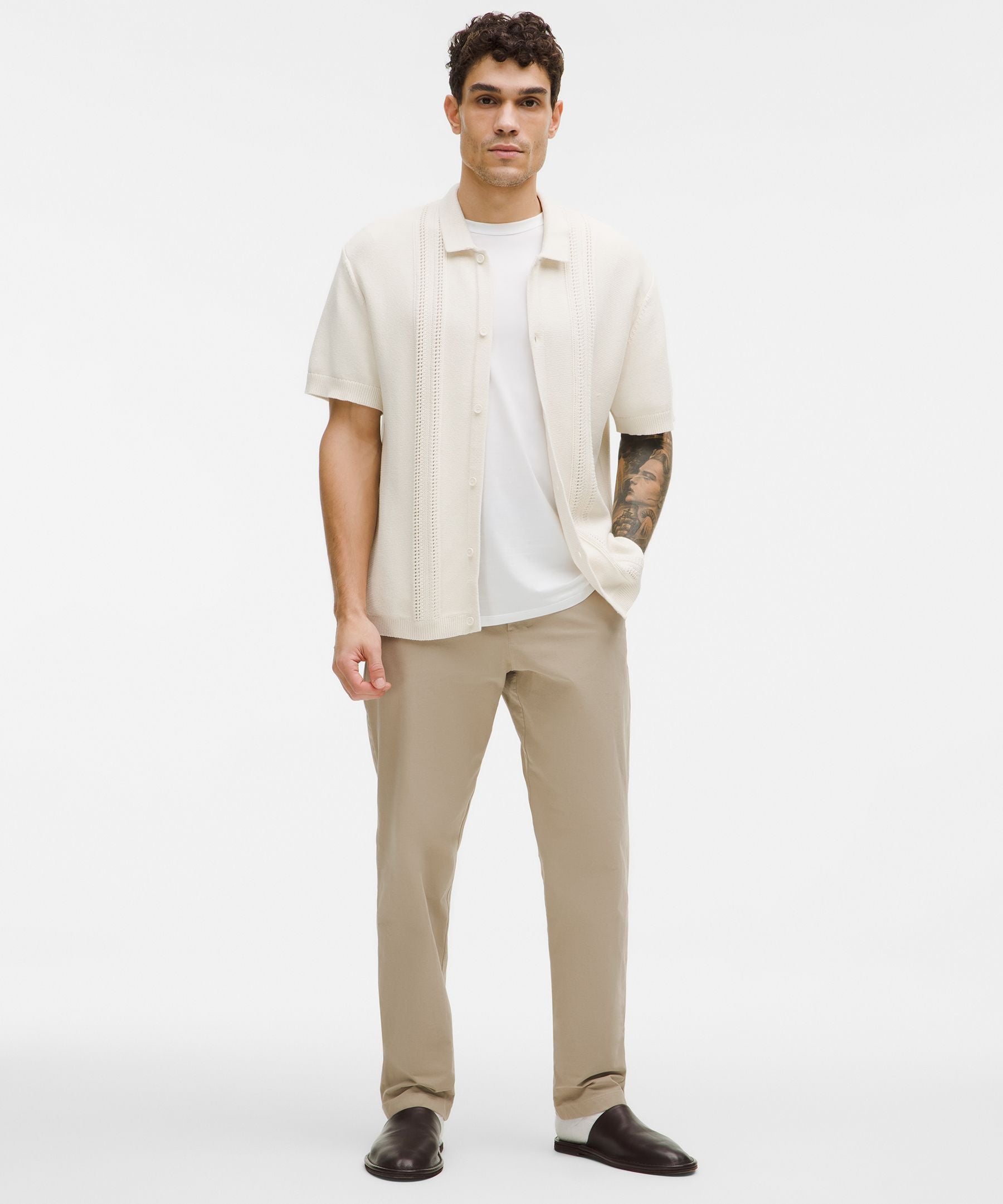 Lululemon ABC Classic-Fit Trouser 32L *Stretch Cotton VersaTwill Sheer Oak