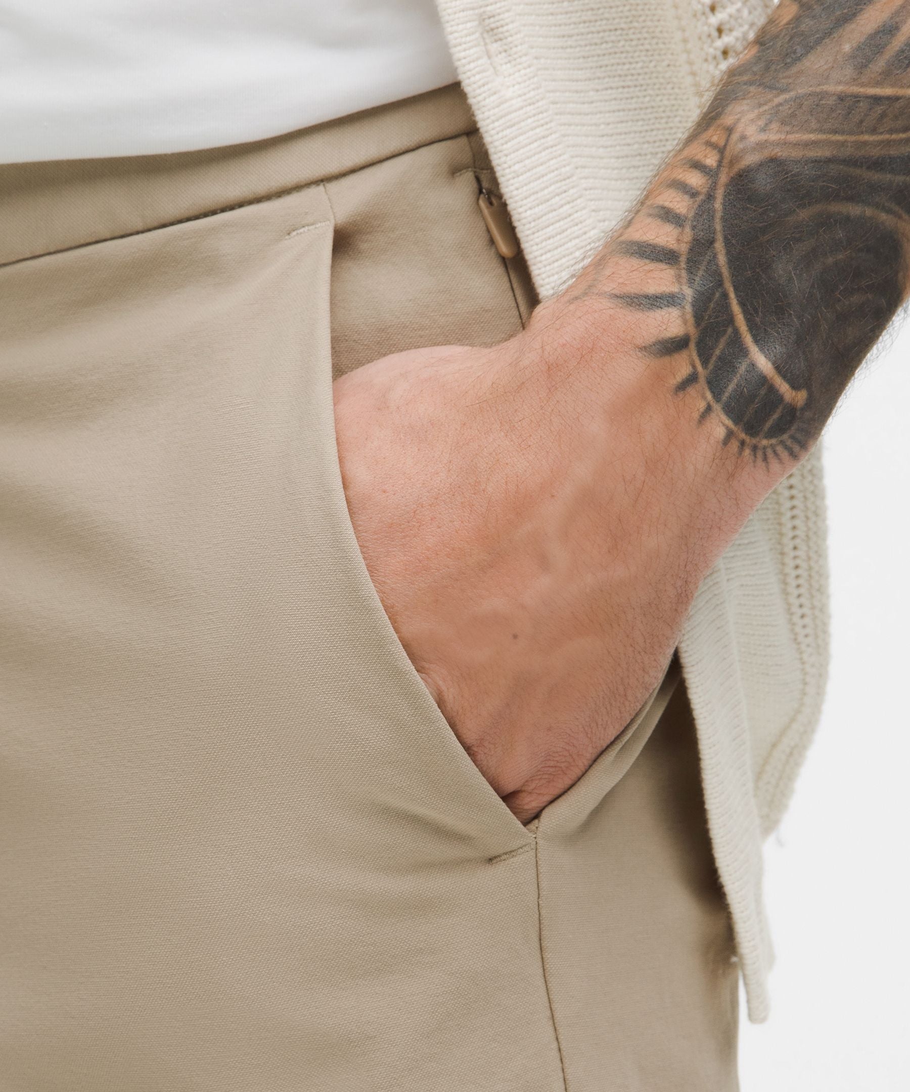 Lululemon ABC Classic-Fit Trouser 32L *Stretch Cotton VersaTwill Sheer Oak