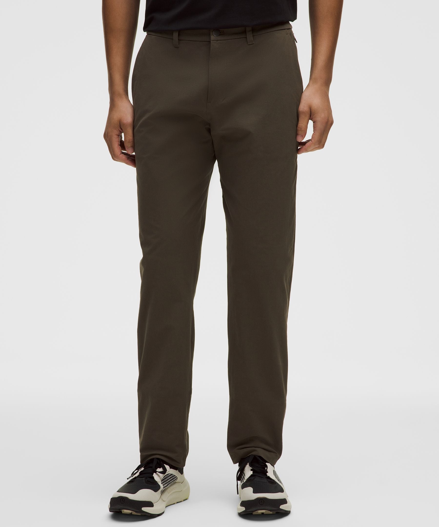 Lululemon ABC Classic-Fit Trouser 32L *Stretch Cotton VersaTwill Olive Brown
